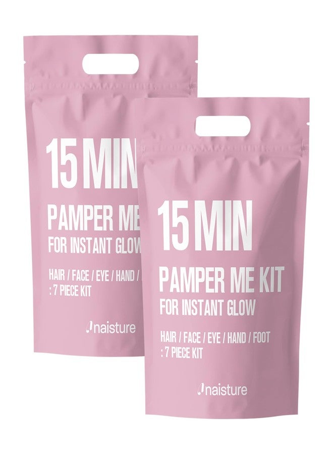 Naisture 15 Min Pamper Me Kit Duo (2-Pack) Spa Skincare Gift Set for Women with Hair Masks, Hand & Foot Masks, Eye Masks and Face Masks - Image 1